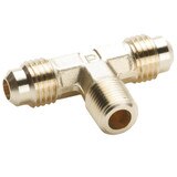 Flare to Pipe - Branch Tee - Brass 45 Flare Fittings